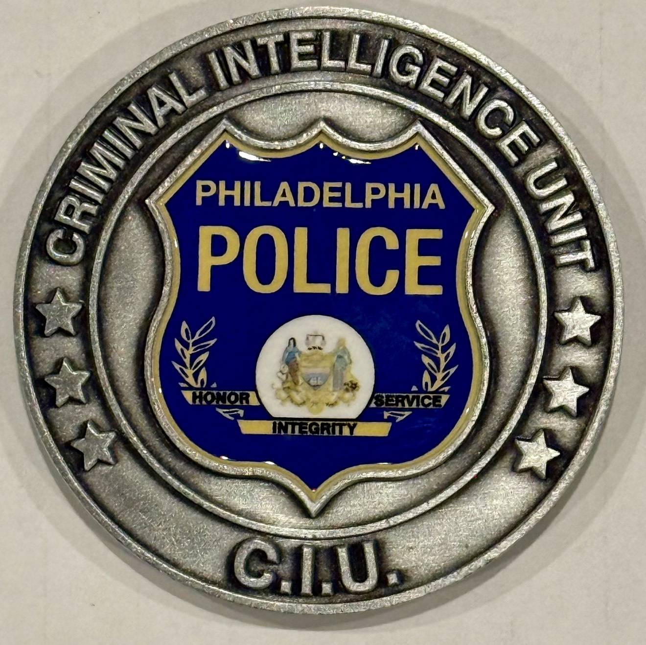 Philadelphia Police Department Criminal Intelligence Unit — front