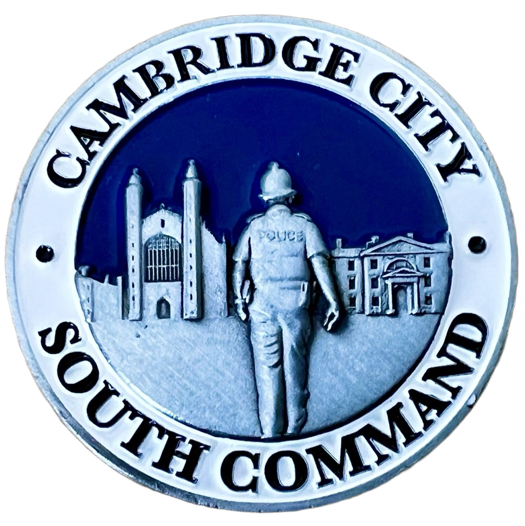 Cambridge City South Command & Cambridgeshire Constabulary Challenge Coin — front