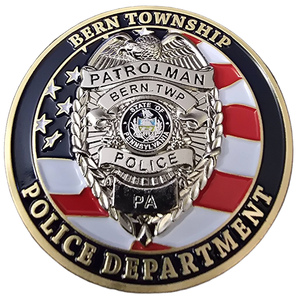 Bern township police department. — back