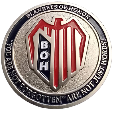 Blankets of Honor BOH Challenge Coin