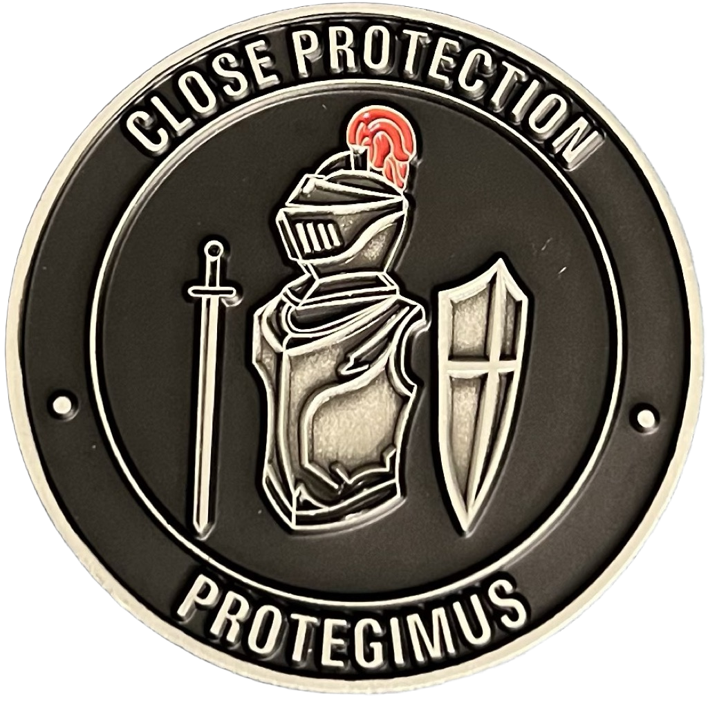 Royal Military Police Close Protection Unit Challenge Coin — back
