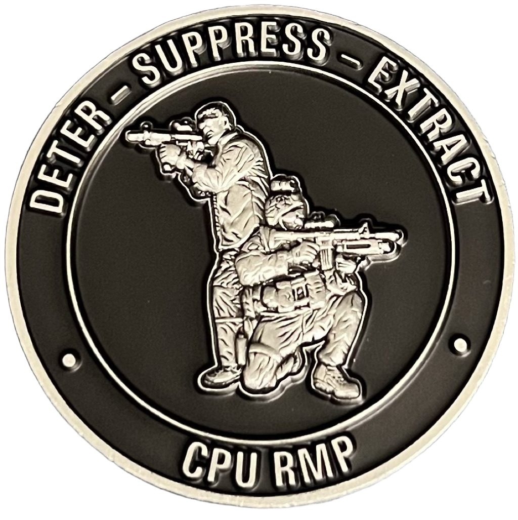 Royal Military Police Close Protection Unit Challenge Coin — front