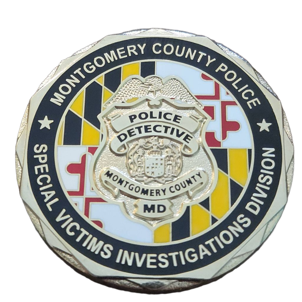 Montgomery County Police SVID Coin — front