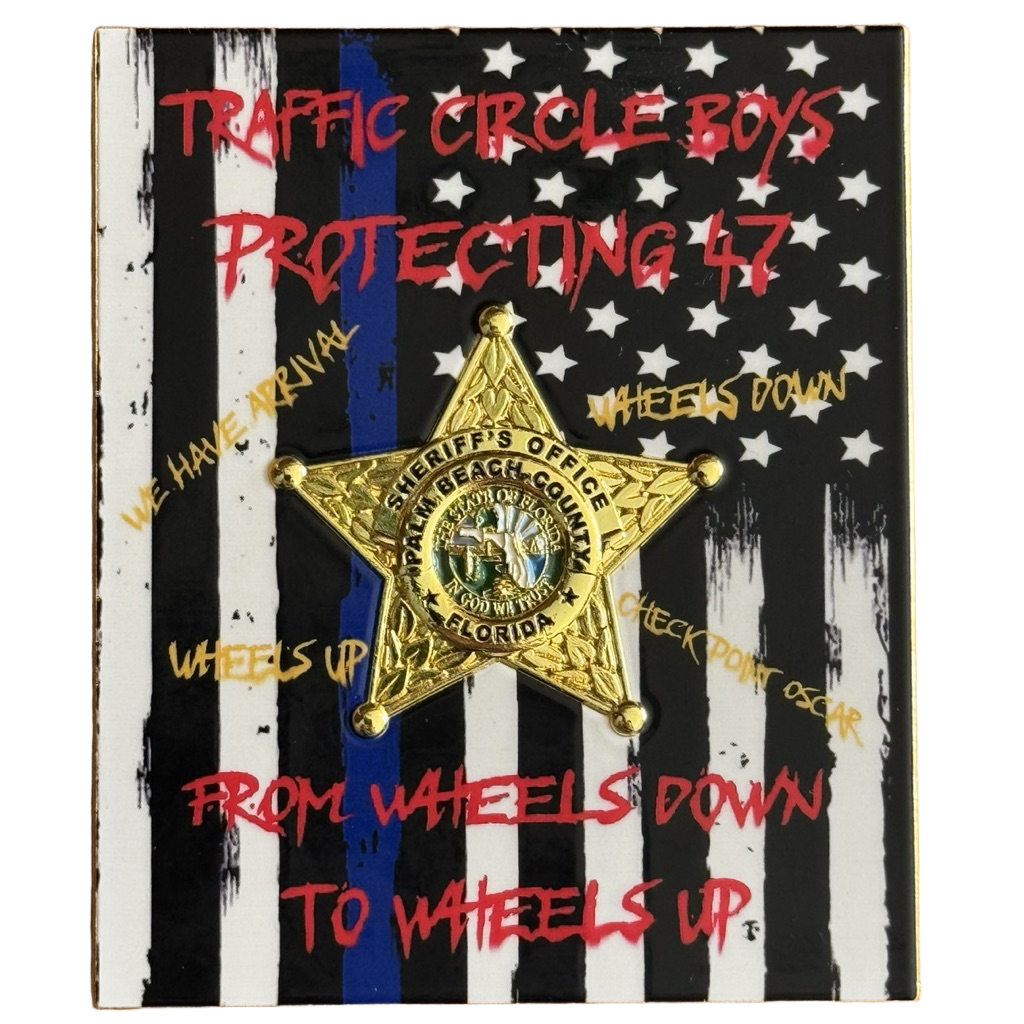 Palm Beach County Sheriff - Traffic Division - Traffic Circle Boys - Protecting 47 (Florida) — back