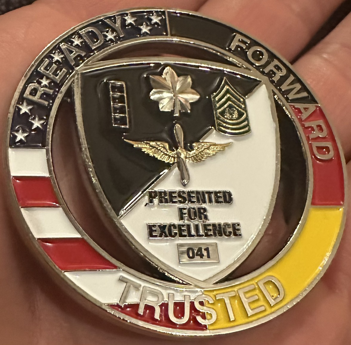 2-159th Attack Battalion coin — back