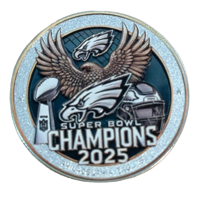Philadelphia Eagles Super Bowl LIX Champions 2025 Challenge Coin
