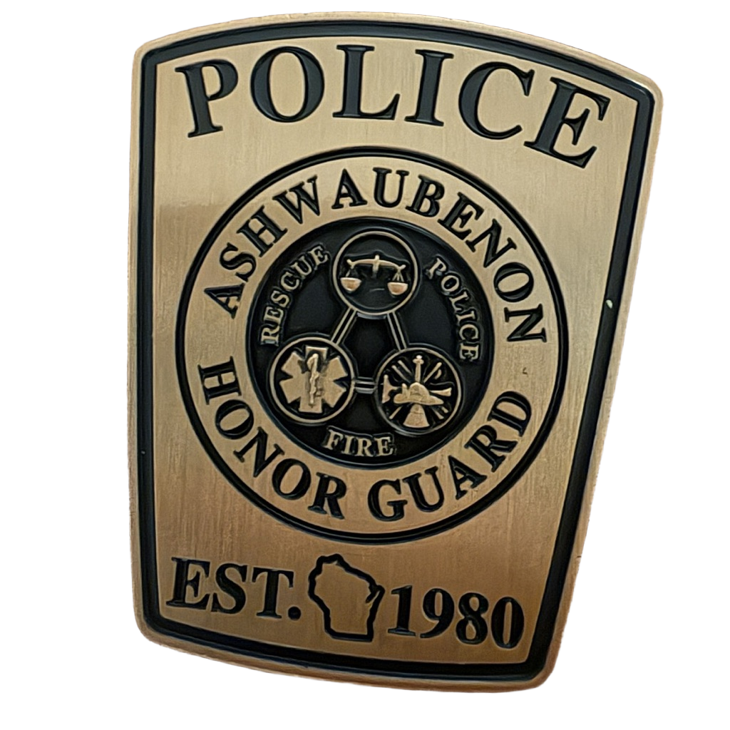 Ashwaubenon Public Safety Honor Guard Coin — front