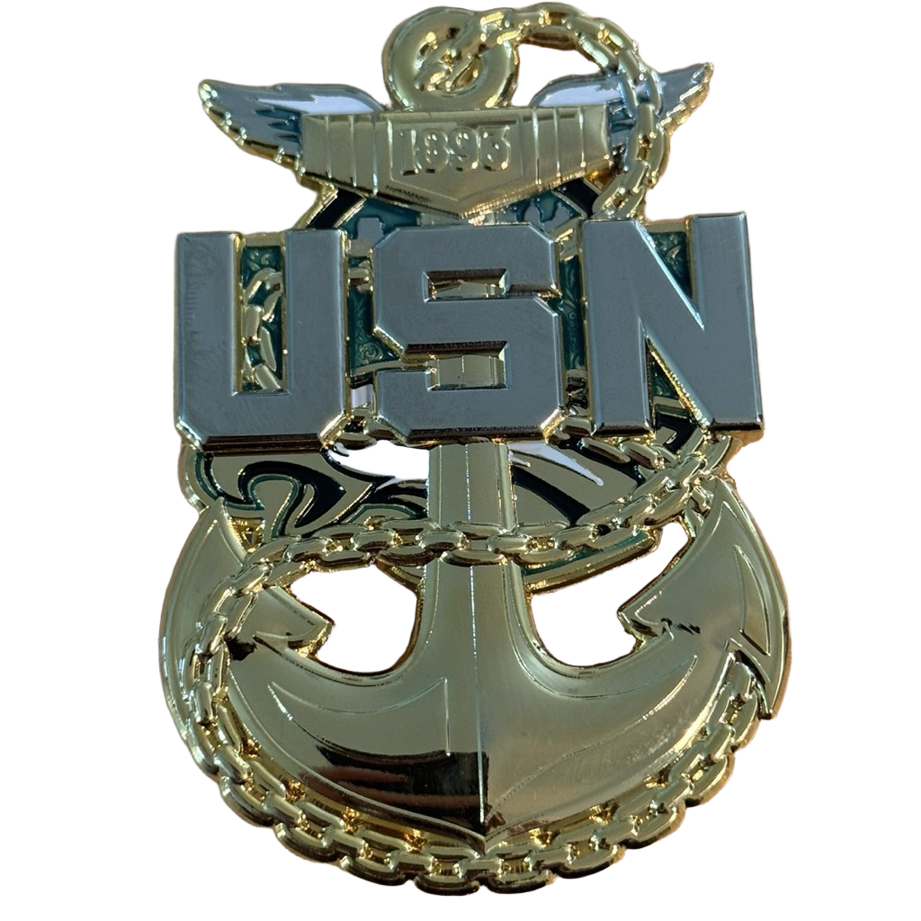 US Navy Philadelphia Eagles Challenge Coin — back