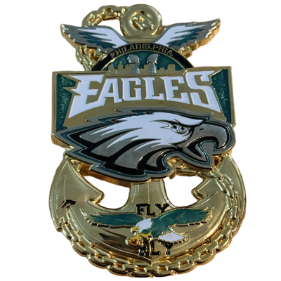 US Navy Philadelphia Eagles Challenge Coin