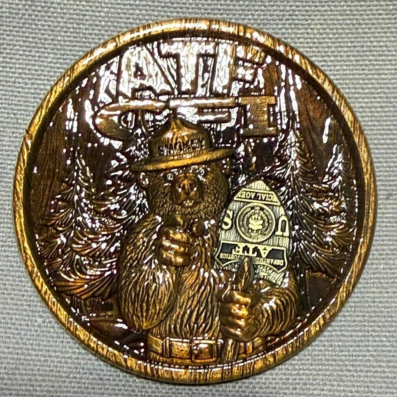 ATF Wildfire Certified Fire Investigator — front