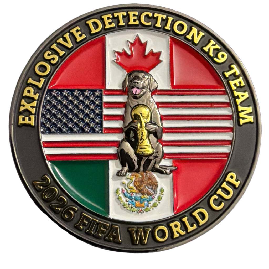 2026 World Cup Explosive Detection K-9 Team — front