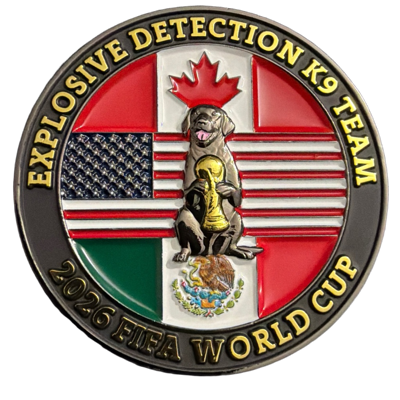 2026 World Cup Explosive Detection K-9 Team