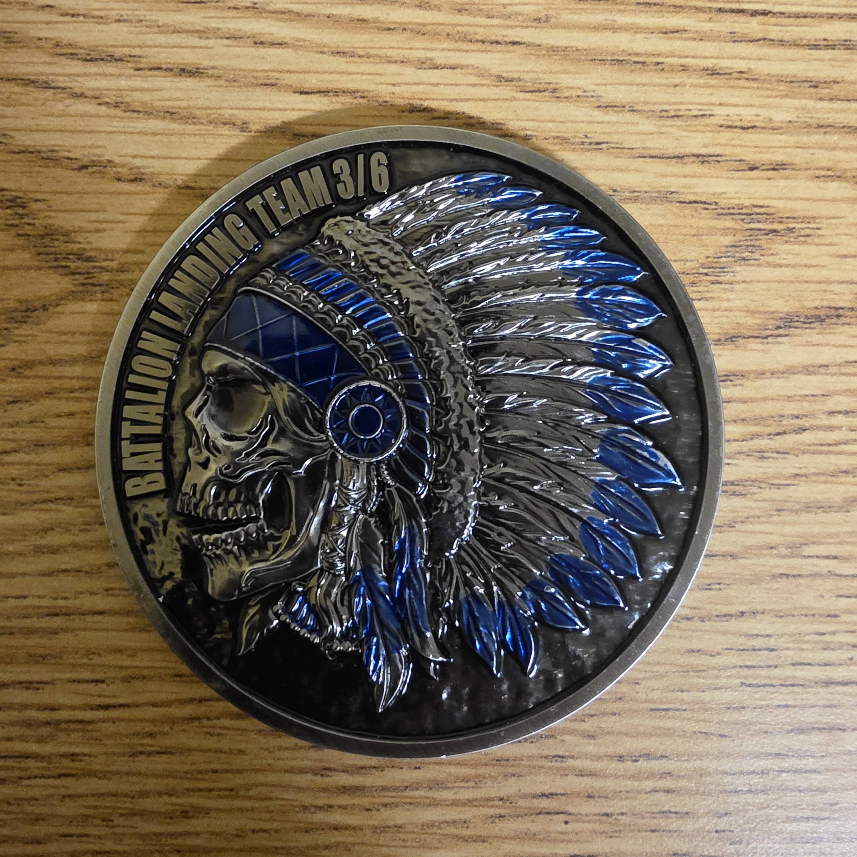 BLT 3/6 unit coin — front