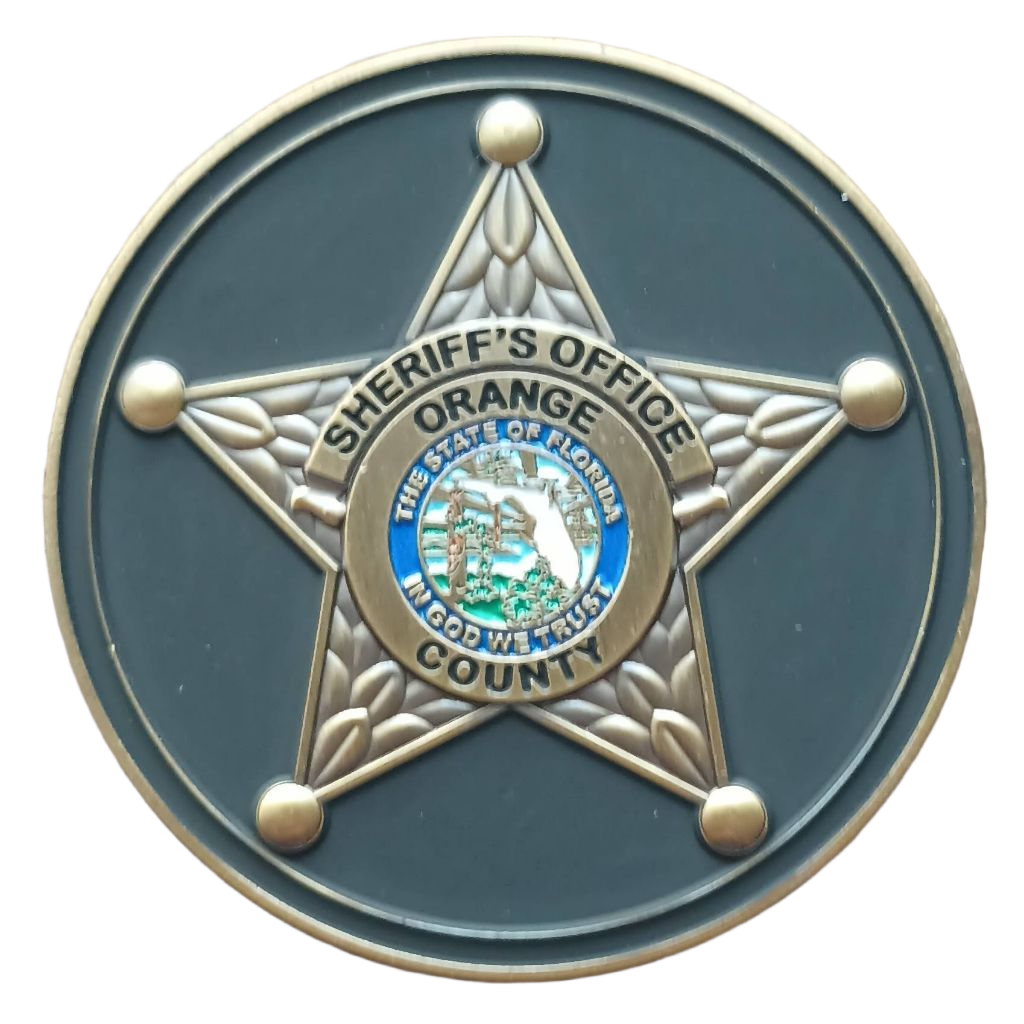 Orange County Tactical Anti-Crime Unit Challenge Coin — back