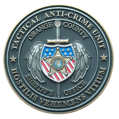 Orange County Tactical Anti-Crime Unit Challenge Coin