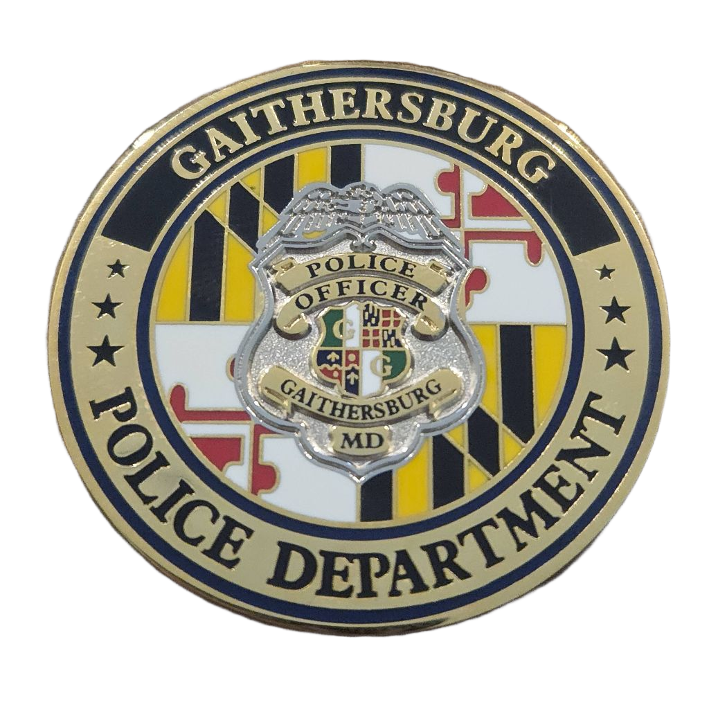 Gaithersburg Police Department Coin — front
