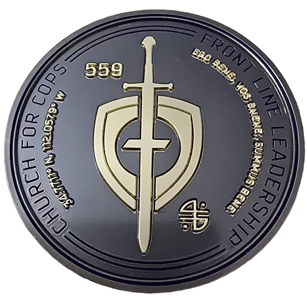 Church for God 559 Challenge Coin — front