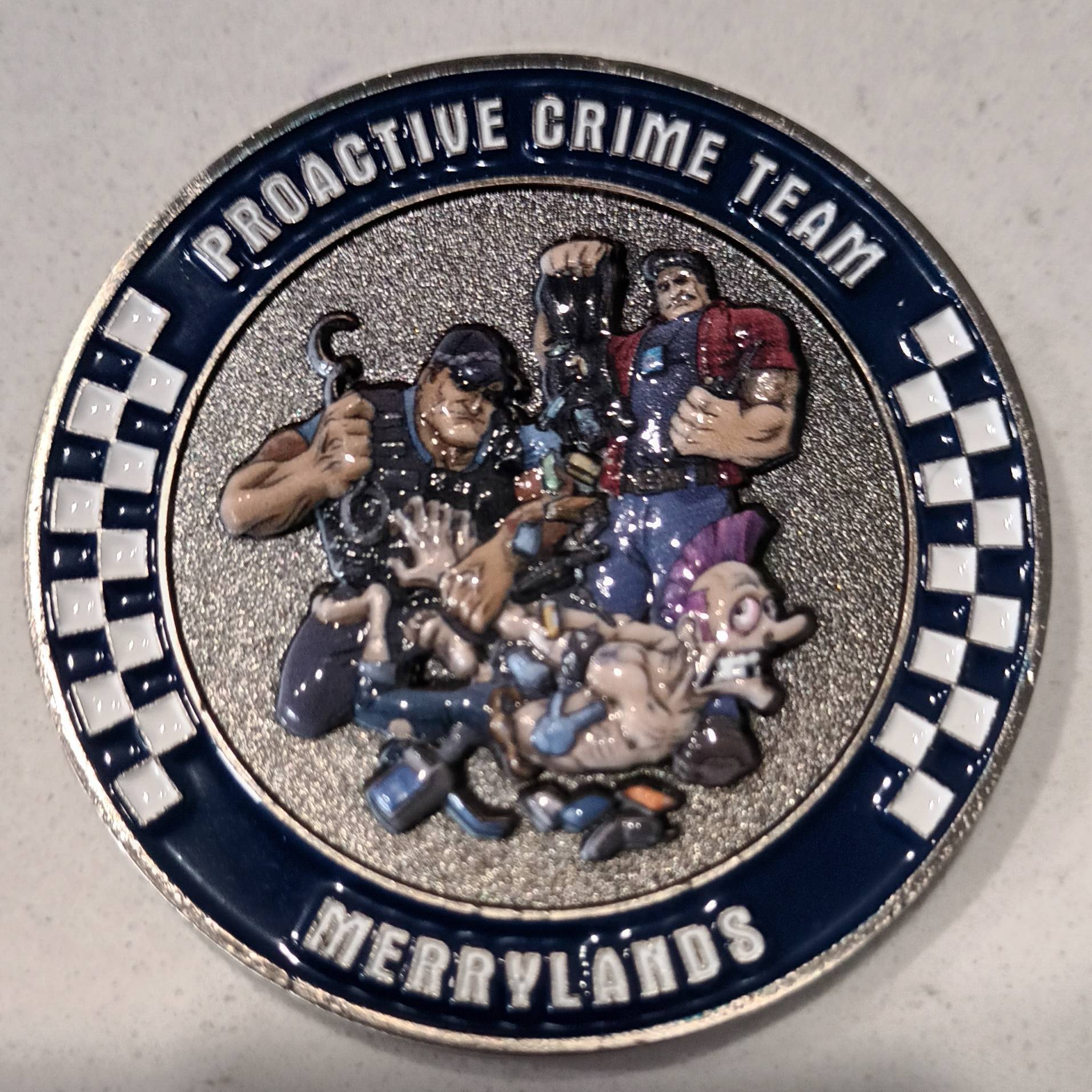 Merrylands Proactive Crime Team Coin — front