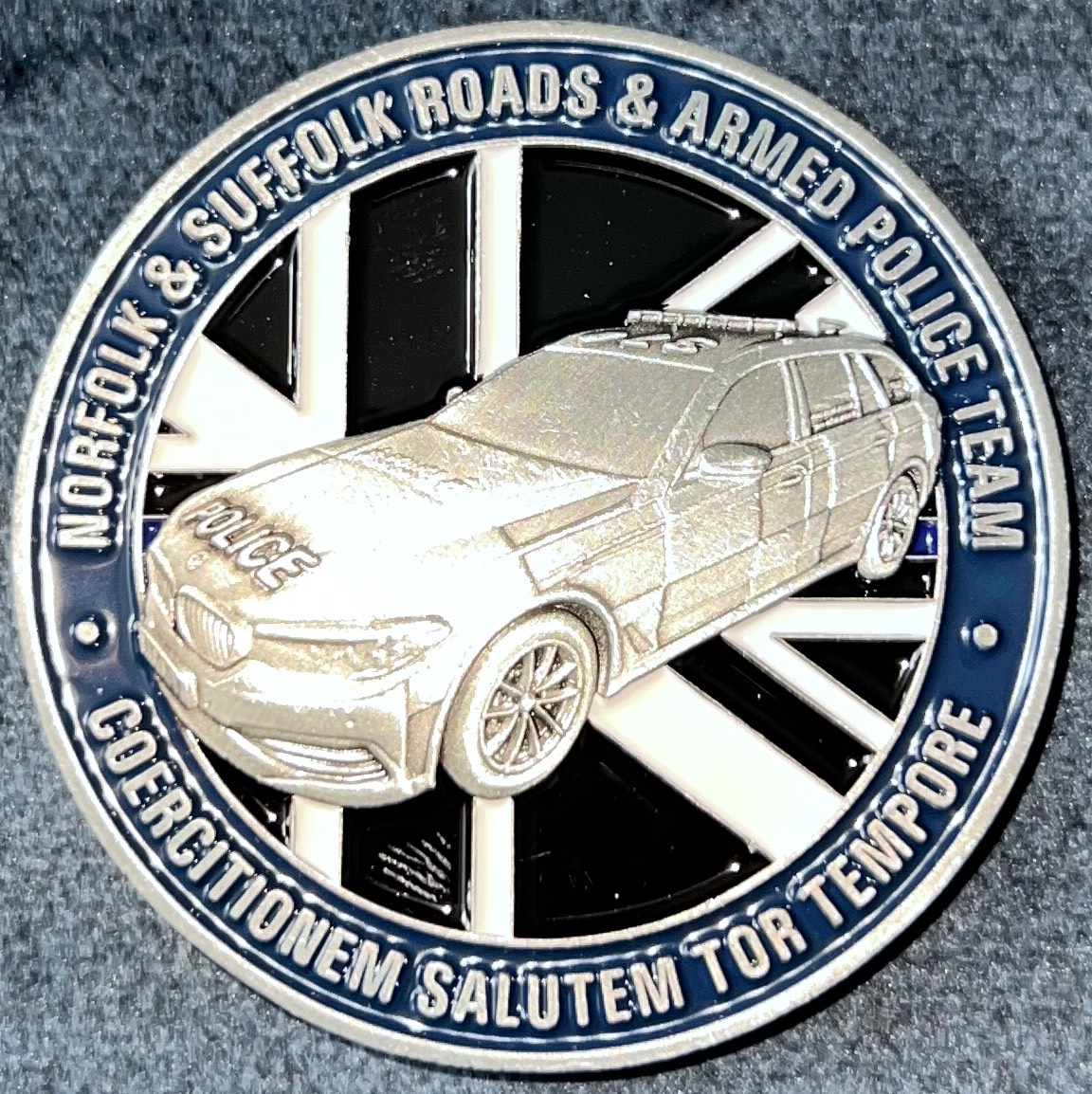 Norfolk & Suffolk Roads & Armed Police Challenge Coin — back