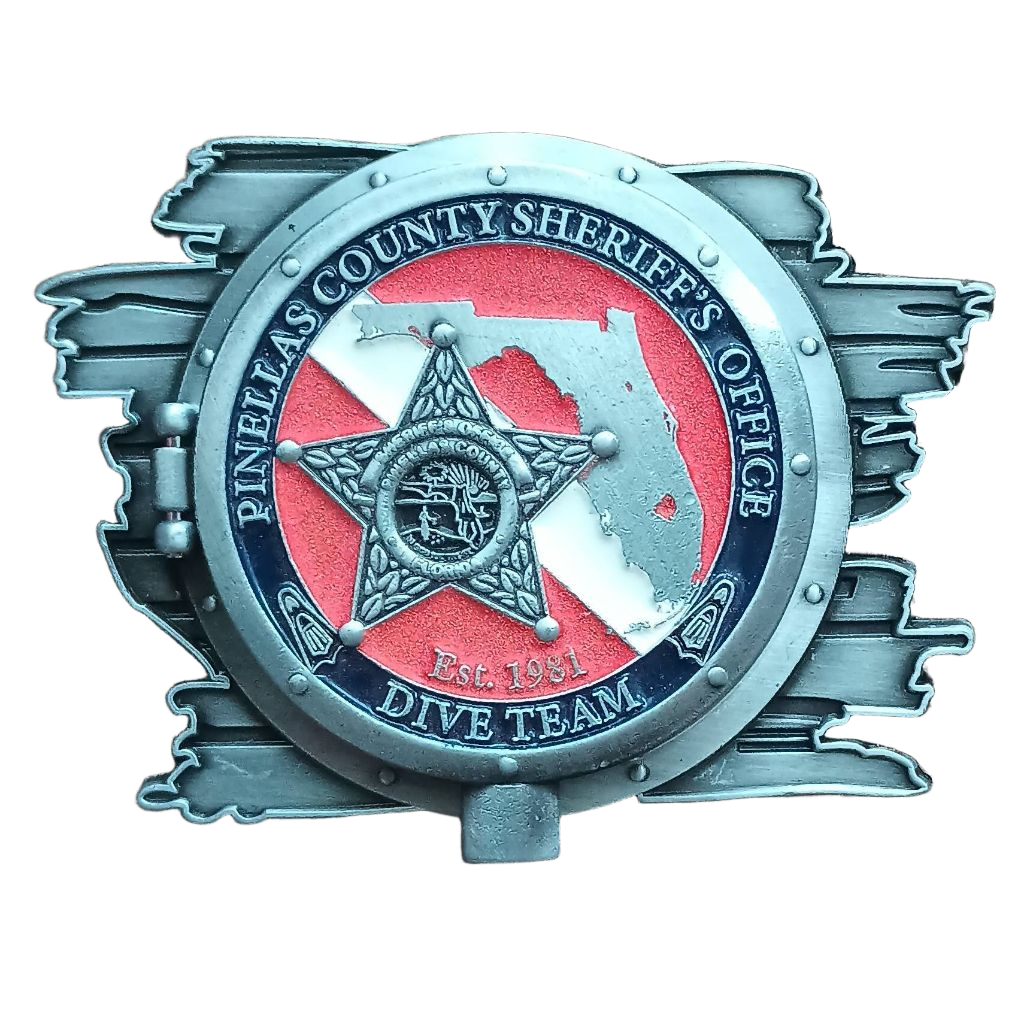 Pinellas County Sheriff's Office Dive Team Challenge Coin — front