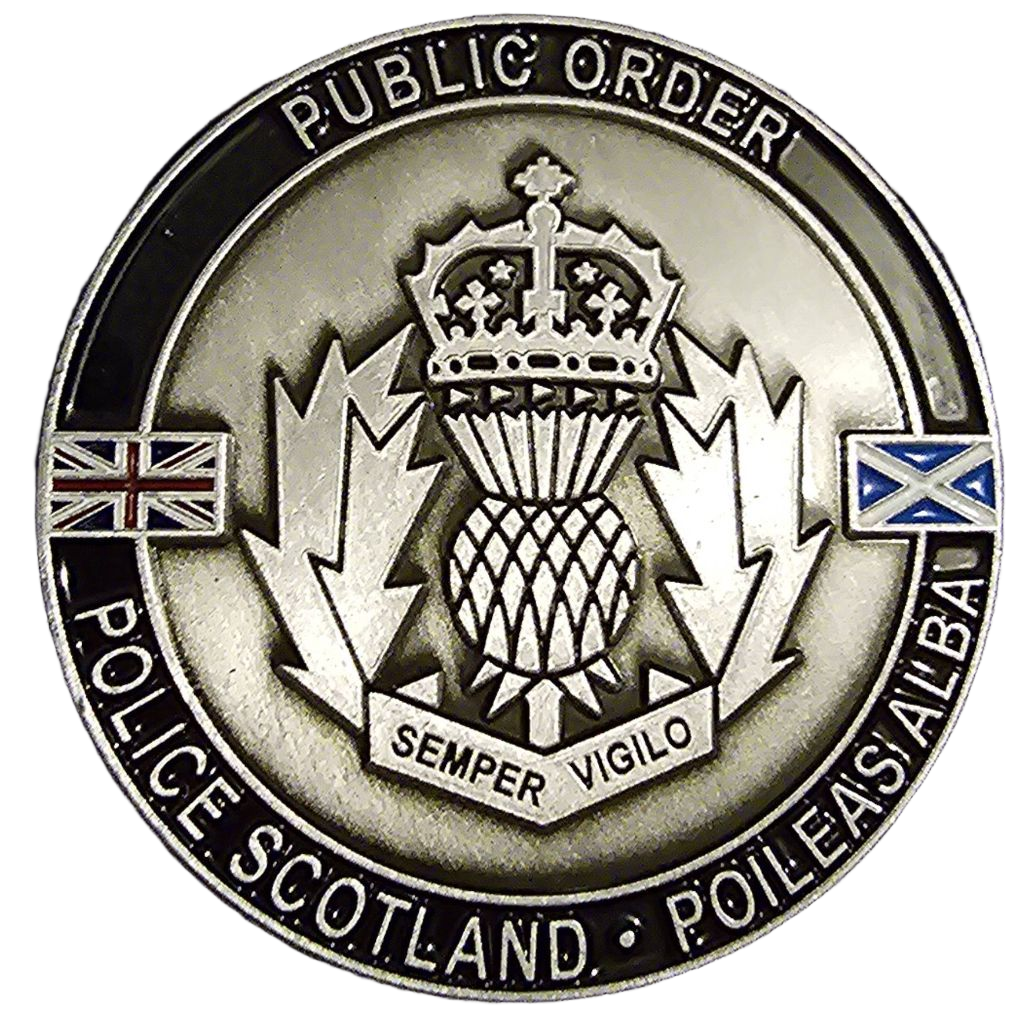 Police Scotland COP26 Climate Change Conference Challenge Coin — front