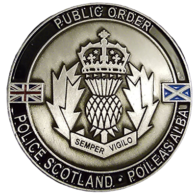 Police Scotland COP26 Climate Change Conference Challenge Coin