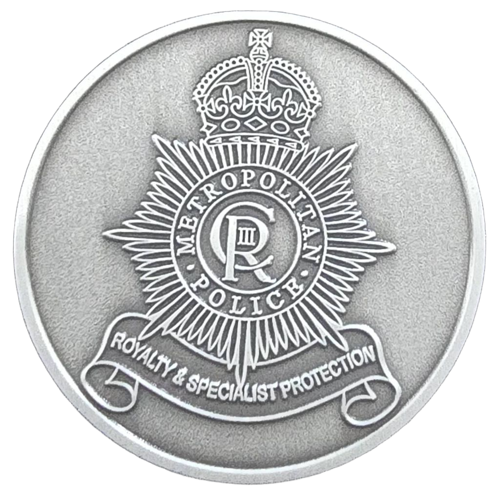 Metropolitan Police Royalty & Specialist Protection Command Challenge Coin — back