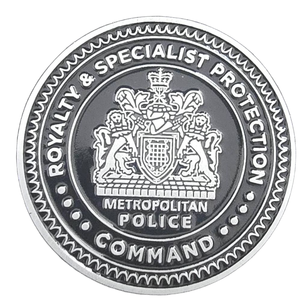 Metropolitan Police Royalty & Specialist Protection Command Challenge Coin — front