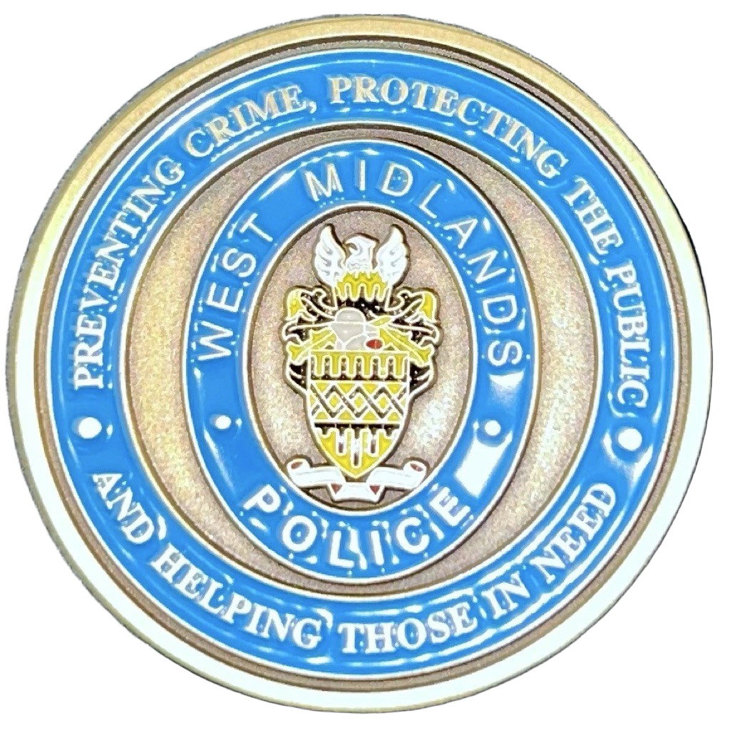 West Midlands Police Challenge Coin — front