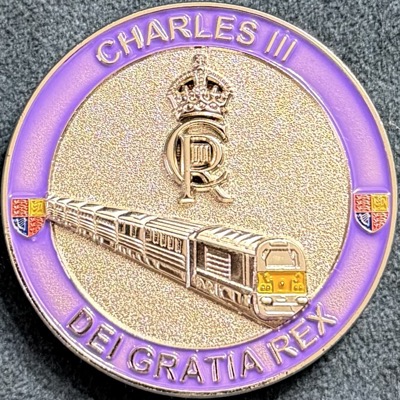 British Transport Police Royal Train Charles II Challenge Coin