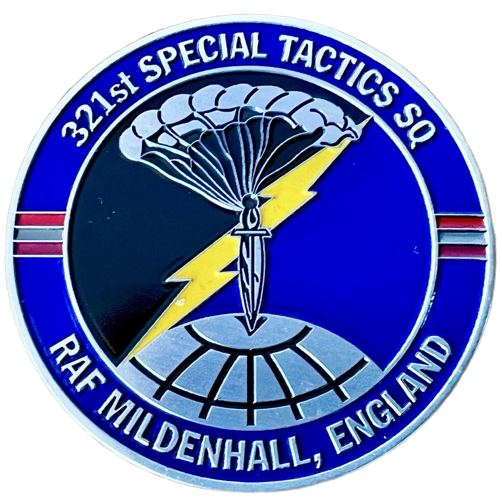 321st Special Tactics Squadron Challenge Coin — front
