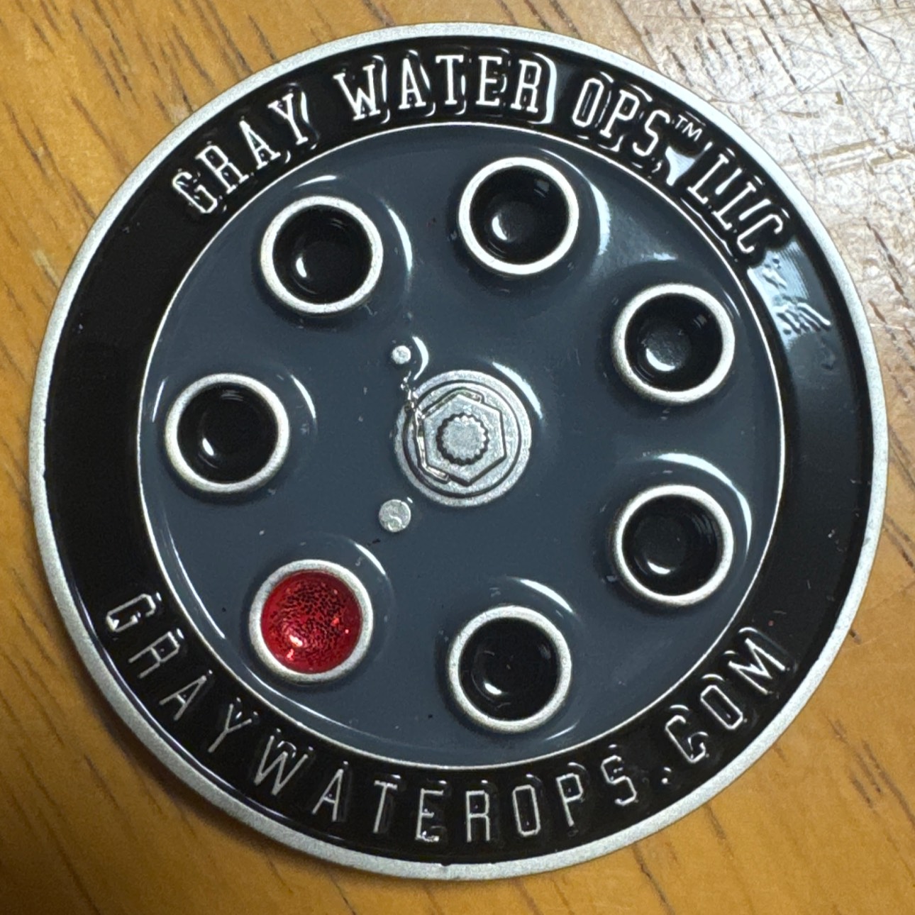 TikTok Challenge Coin — back