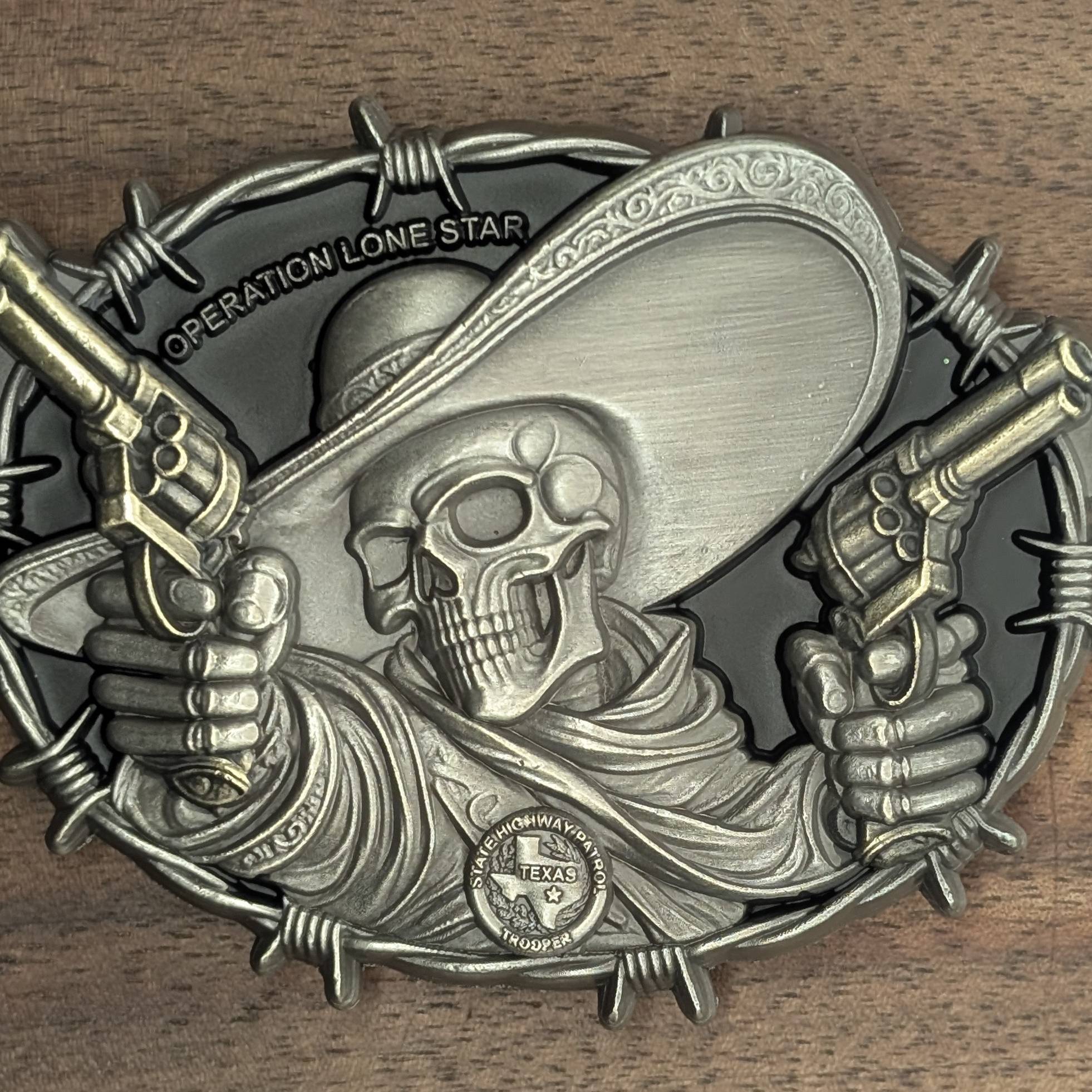 Operation Lone Star Strike Team 3 Challenge Coin — front