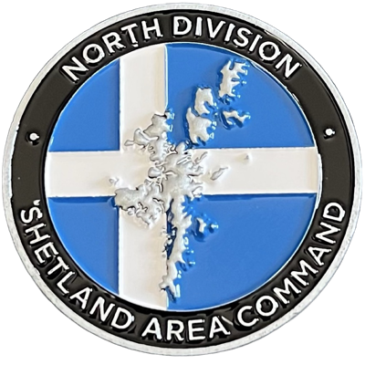 Police Scotland Shetland Area Command Challenge Coin
