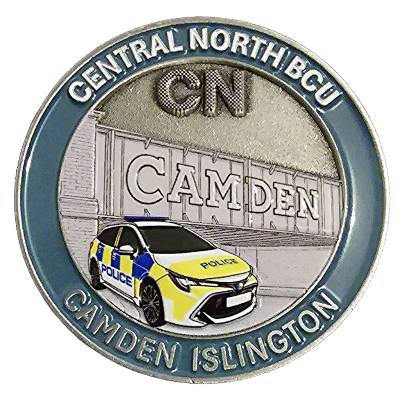 Metropolitan Police Service Central North BCU Camden Islington Challenge Coin