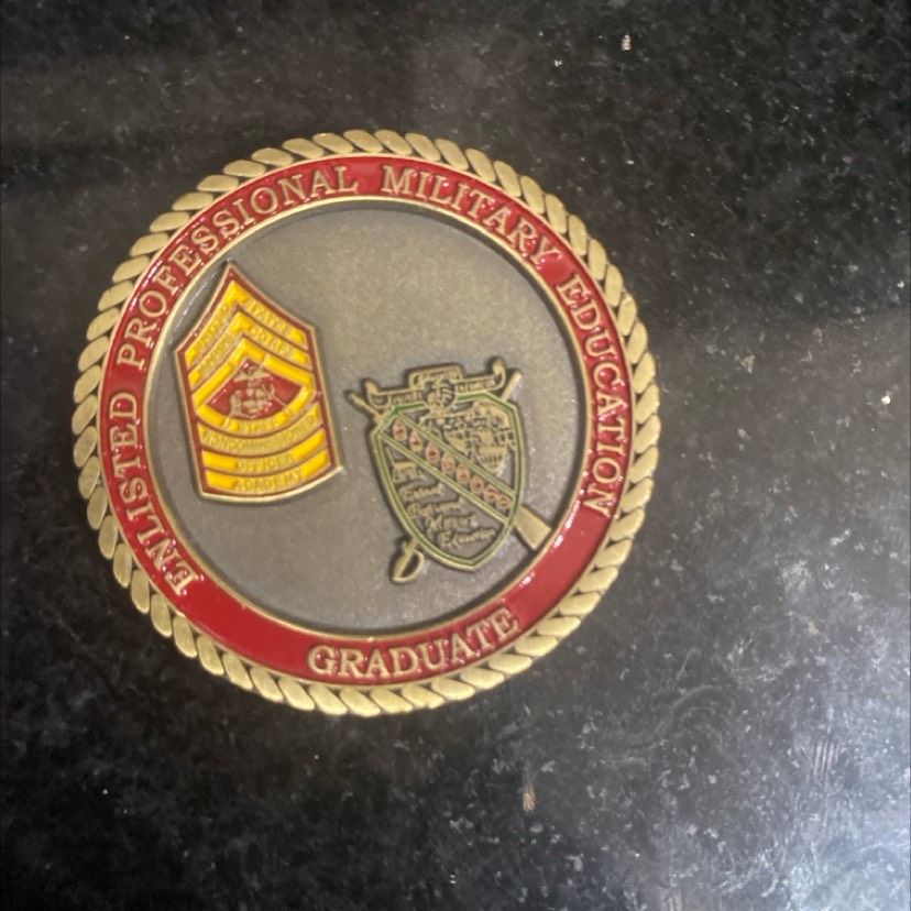 Enlisted Professional Military Education (EPME) Graduate Coin – A Story of Leadership Earned — back