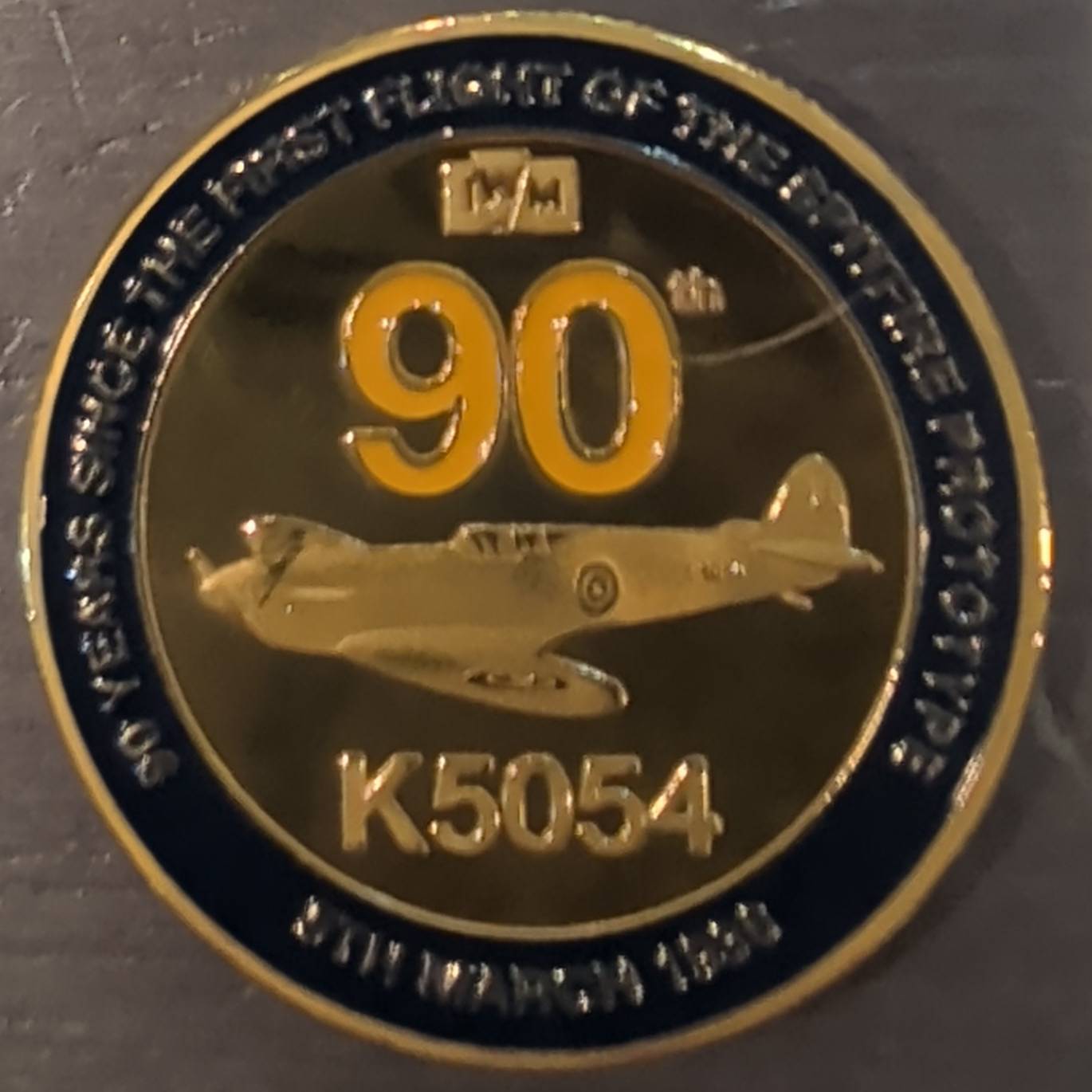 90th Anniversary of the Spitfire — front