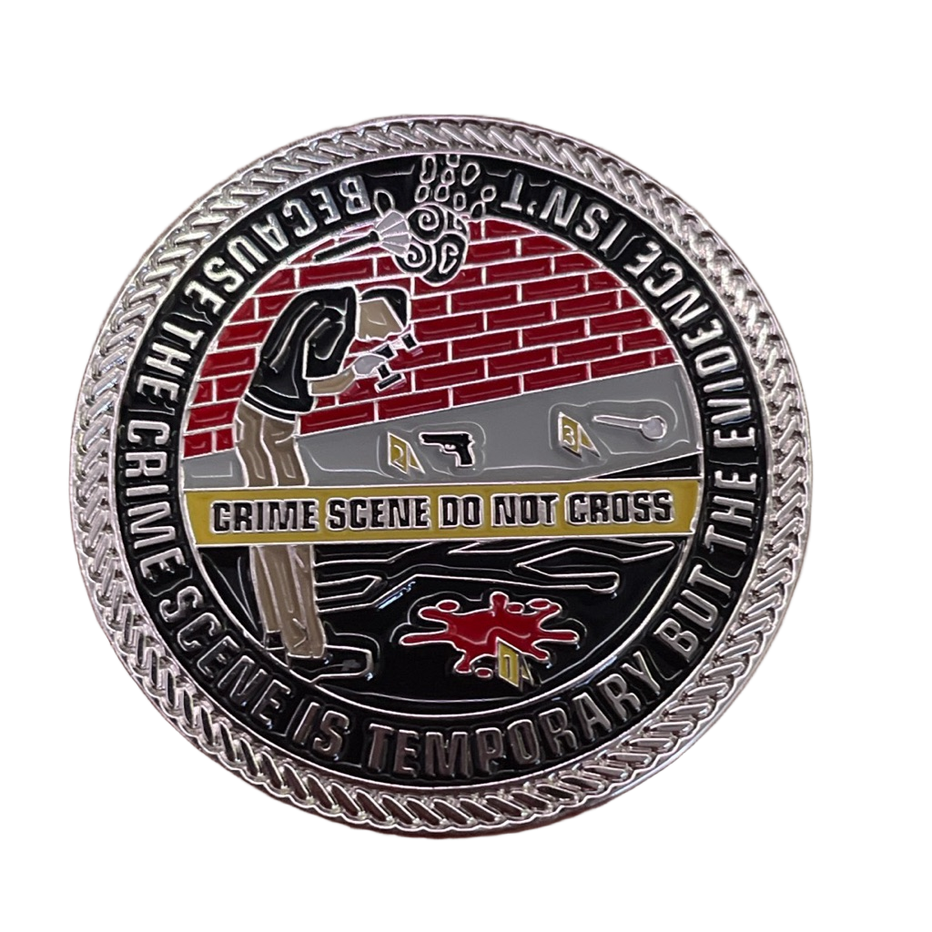 WCSO Crime Scene Unit Coin — back