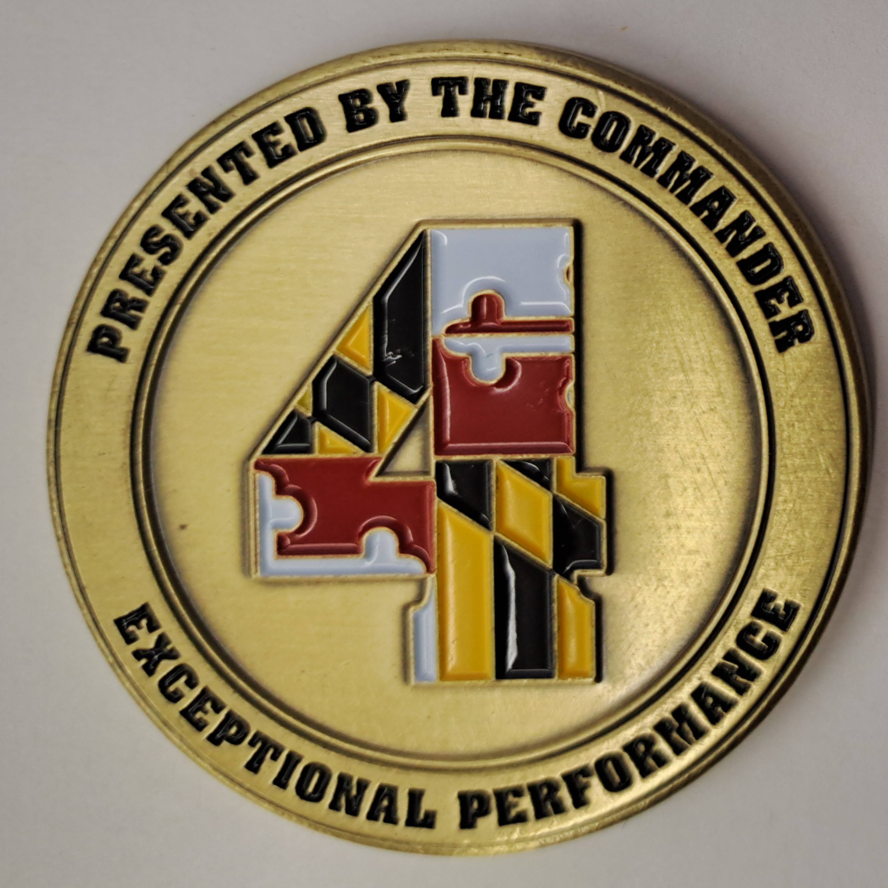 Northeast District Commander Award — back