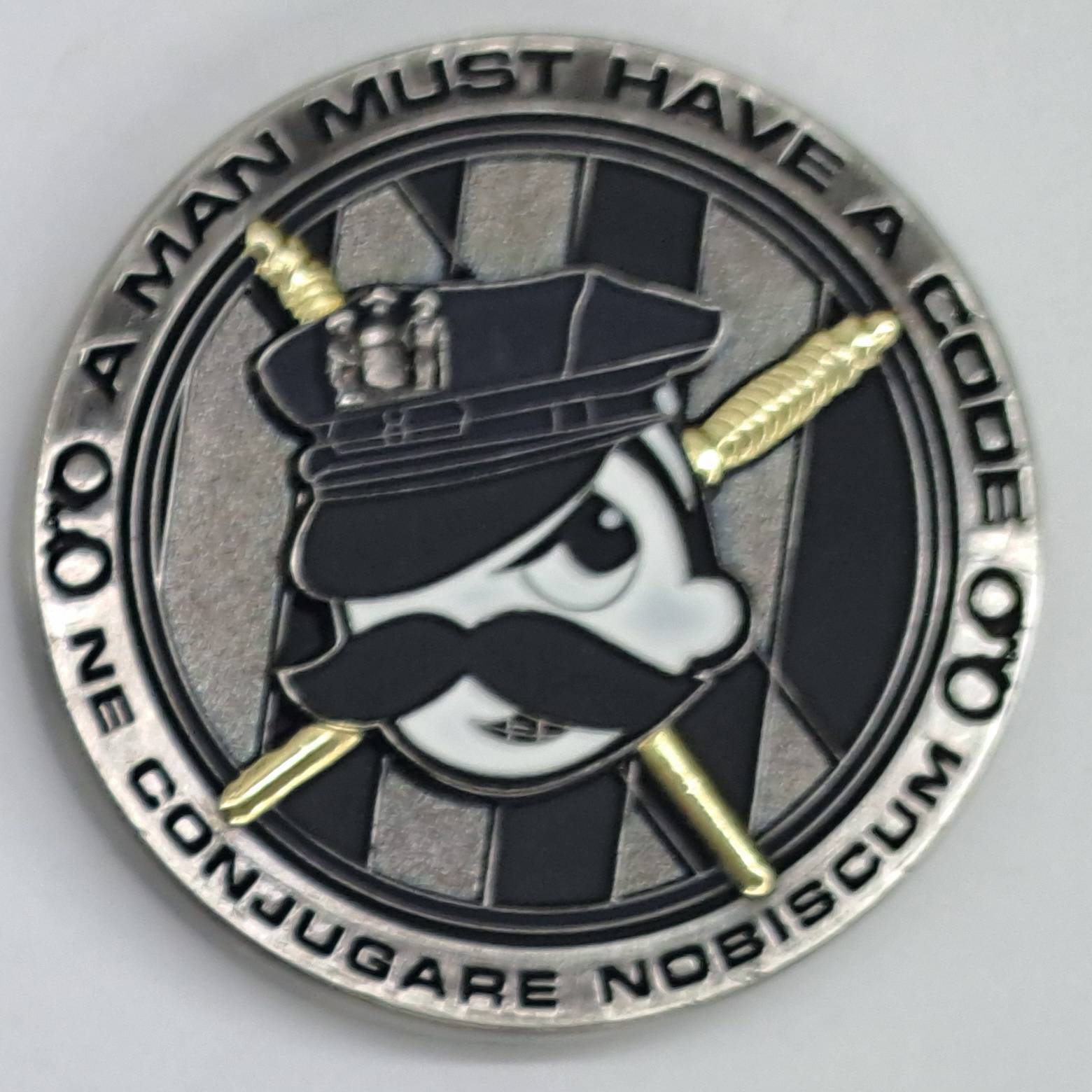 A Man Must Have a Code — back