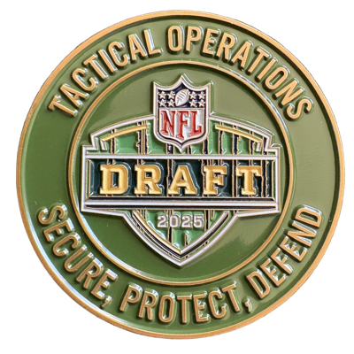 Green Bay SWAT NFL Draft Coin