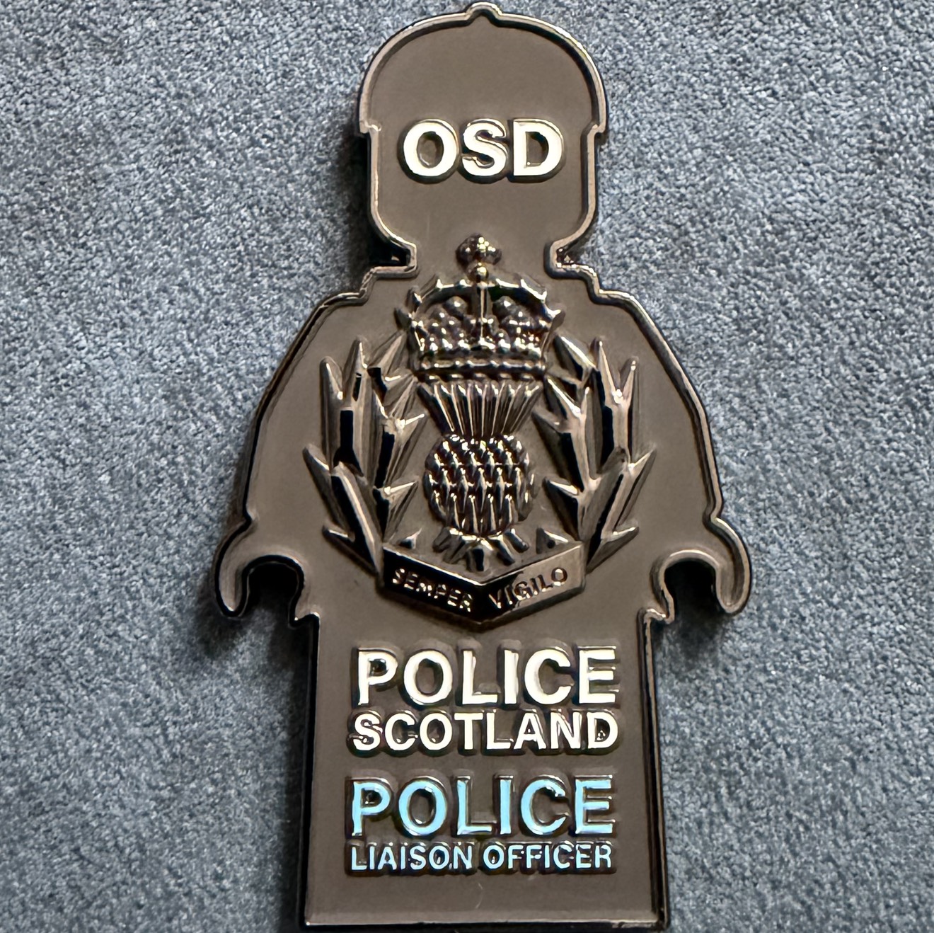 Police Scotland Police Liaison Officer Challenge Coin — back