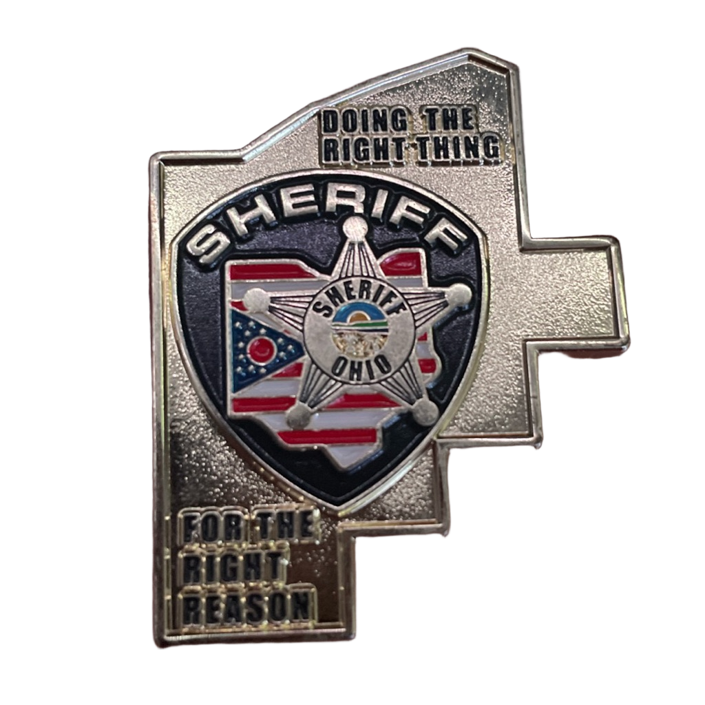 LCSO J. Hall Base Coin — back
