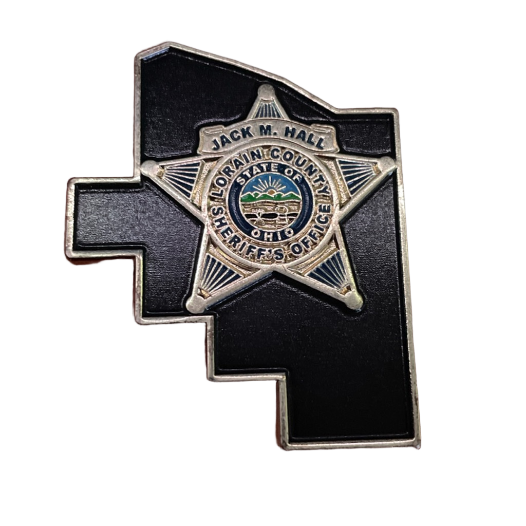 LCSO J. Hall Base Coin — front