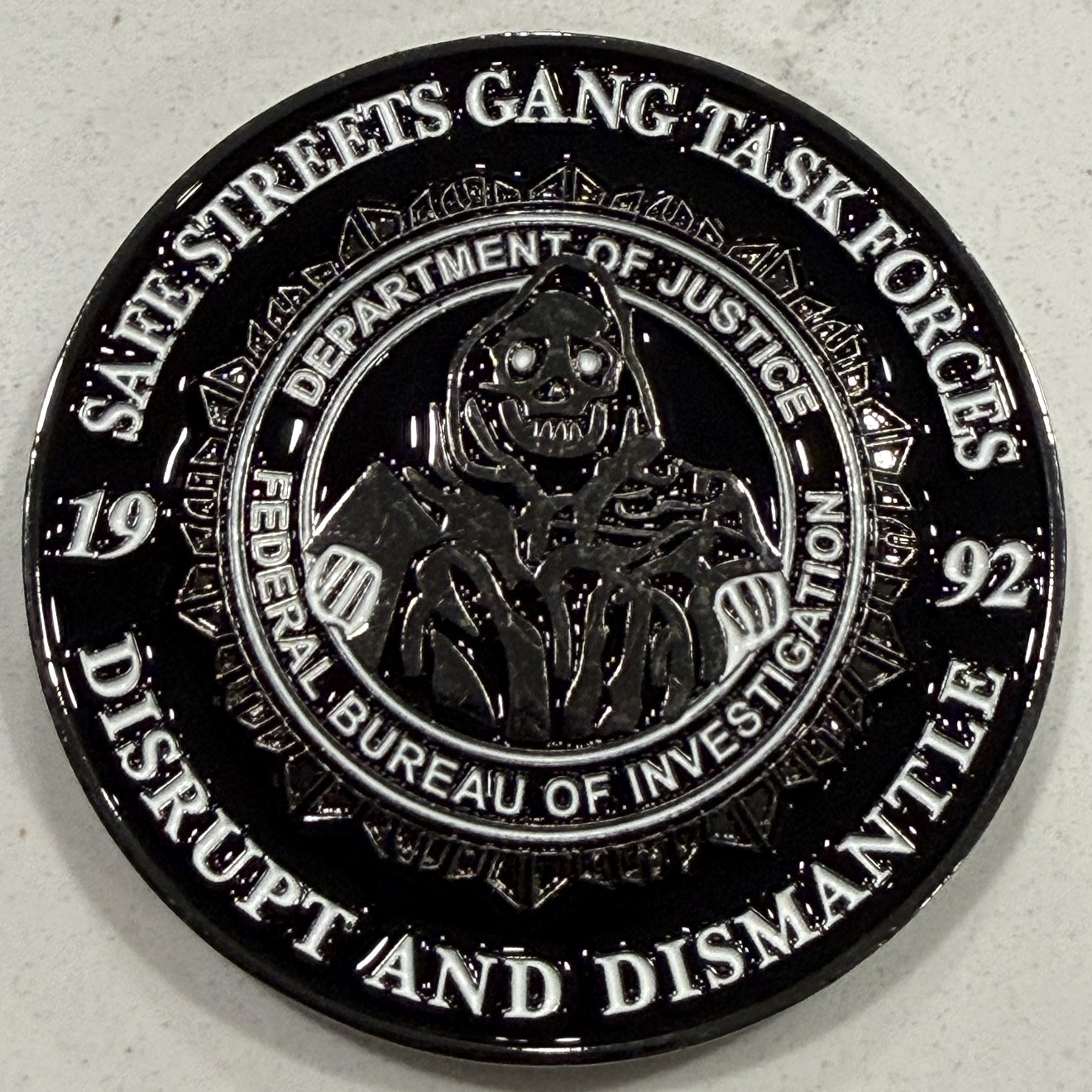 Safe Streets Tampa FBI Task Force — back