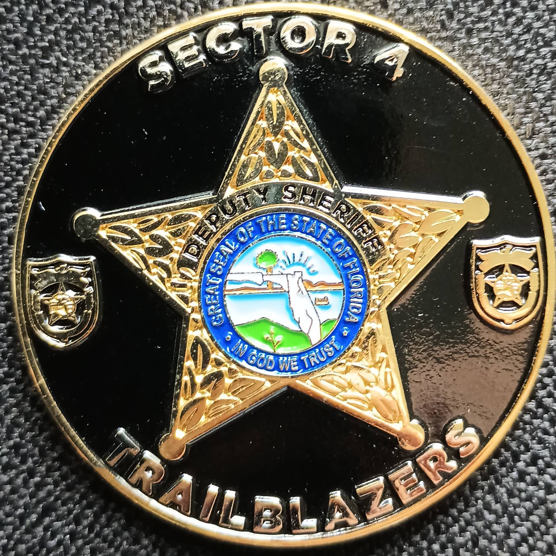 OCSO 5 of 7 coin set (Black Variant) — back