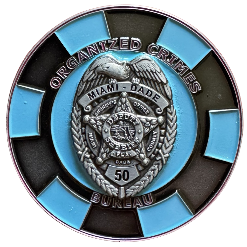 Miami-Dade Police Organized Crimes Bureau — back