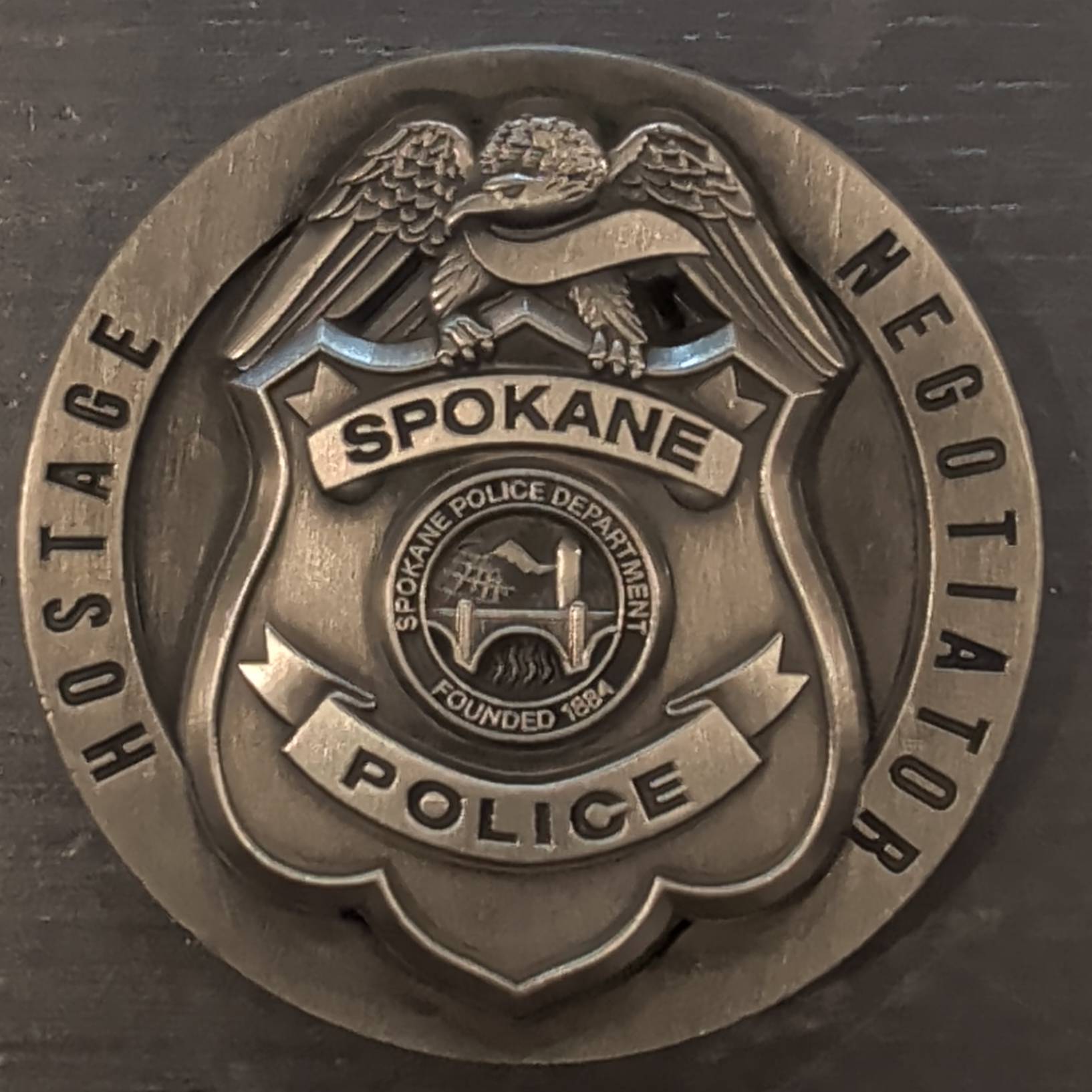 Spokane Police Hostage Negotiatior — back