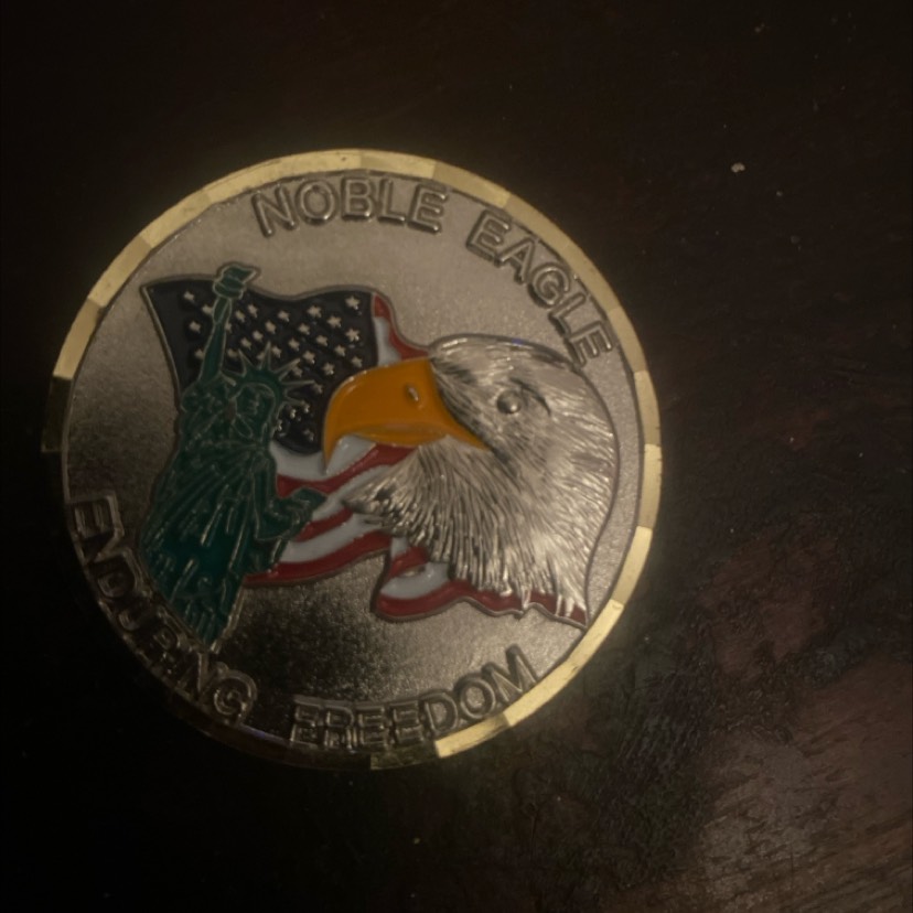 Your Noble Eagle / Enduring Freedom Coin – A Story of Patriotism and Remembrance — back
