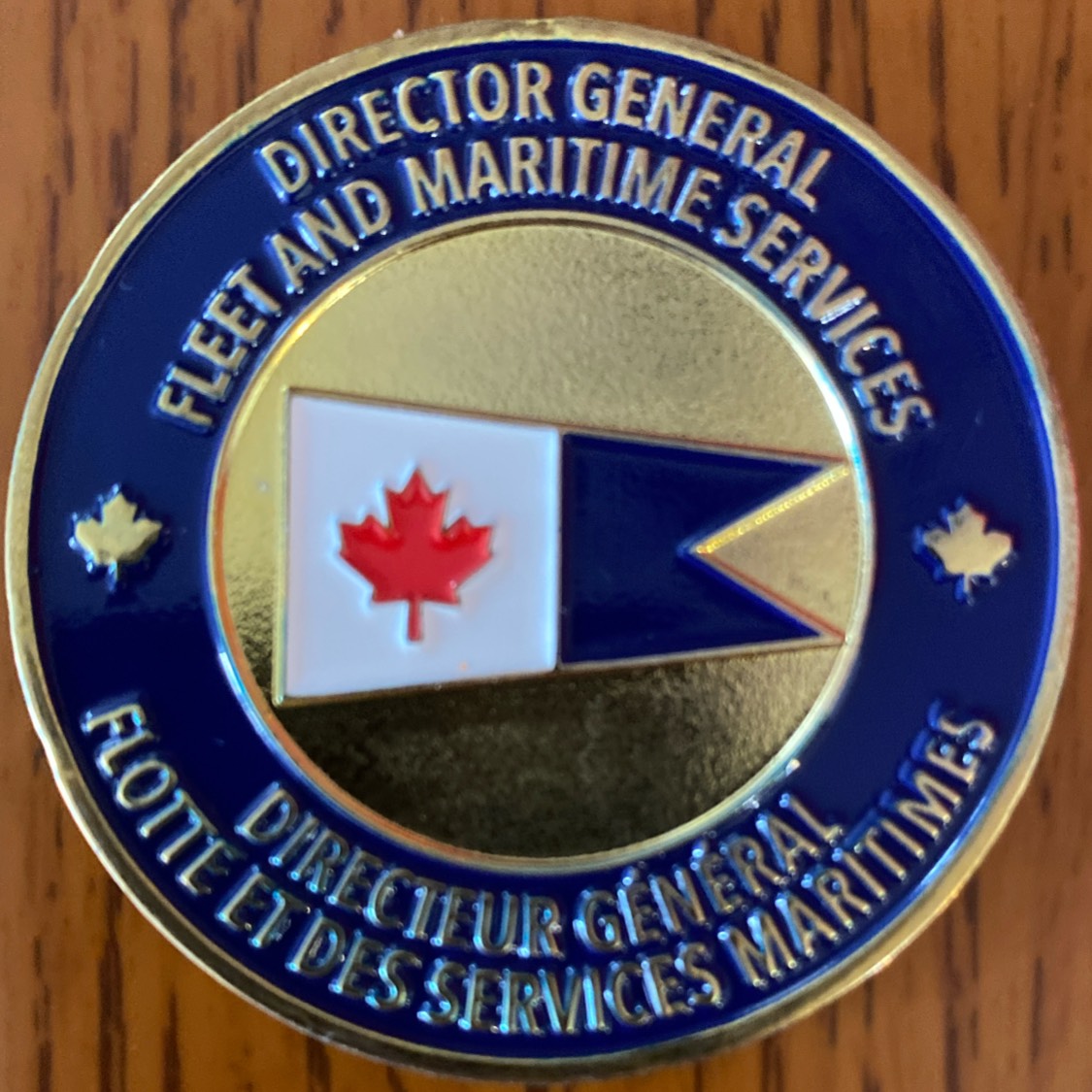 Director General Fleet and Maritime Services — front